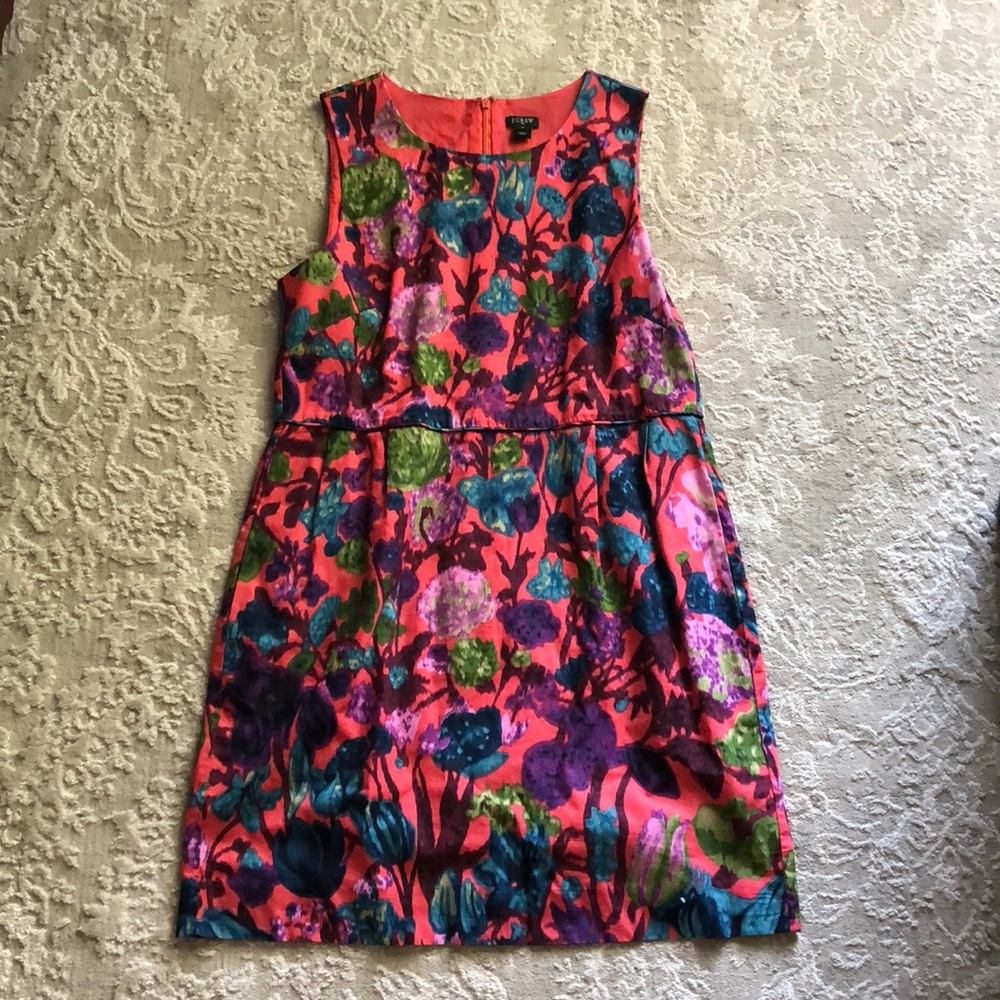 Beautiful Bright J. Crew Dress